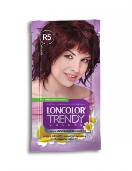 Loncolor vopsea pentru par Trendy R5 Rosu soul