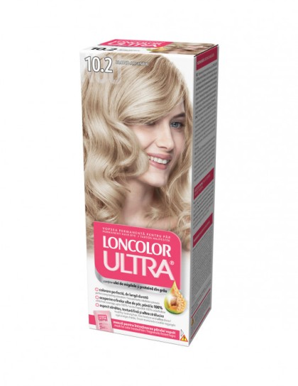 Loncolor vopsea pentru par Ultra 10.2 Blond argintiu