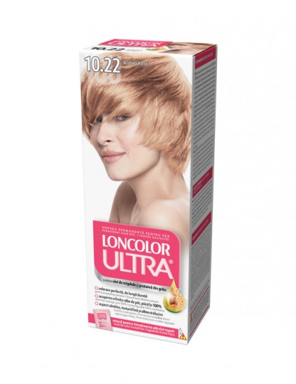 Loncolor vopsea pentru par Ultra 10.22 Blond rose