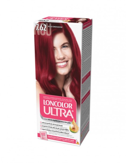 Loncolor vopsea pentru par Ultra 7.62 Rosu grenadine