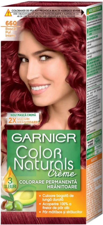 Garnier vopsea de par Color Naturals 6.60 Roscat pur intens