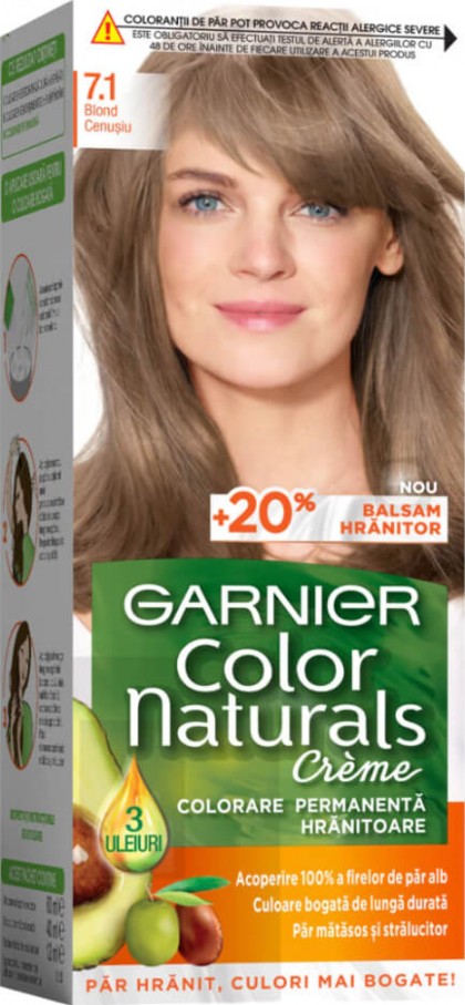 Garnier vopsea de par Color Naturals 7.1 Blond cenusiu