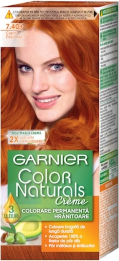 Garnier vopsea de par Color Naturals 7.40+ Cupru pasional