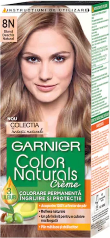 Garnier vopsea de par Color Naturals 8N Blond deschis natural