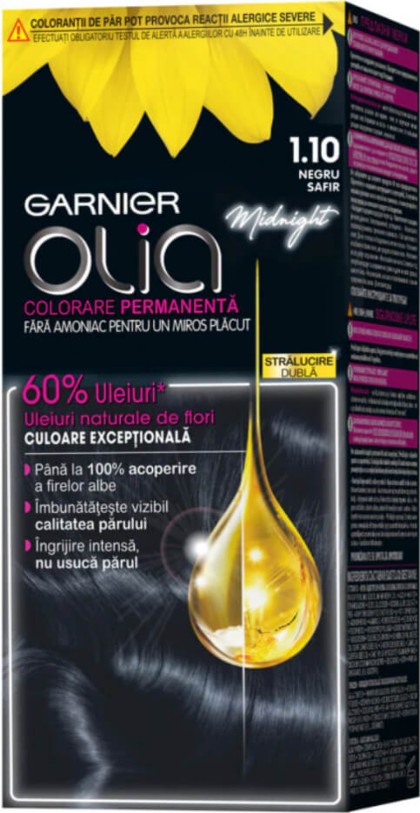 Garnier vopsea de par Olia 1.10 Negru safir