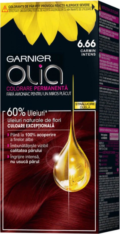Garnier vopsea de par Olia 6.66 Carmin intens