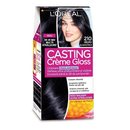 Loreal vopsea de par semi-permanenta Casting Creme Gloss 210 Negru albastrui