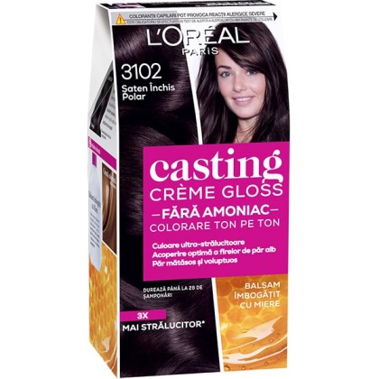 Loreal vopsea de par semi-permanenta Casting Creme Gloss 3102 Saten inchis polar