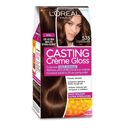 Loreal vopsea de par semi-permanenta Casting Creme Gloss 535 Ciocolata