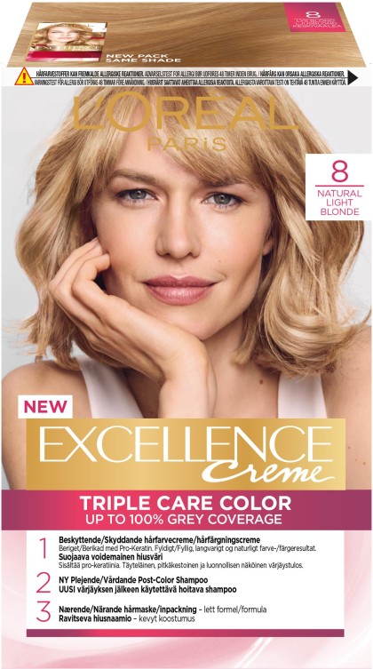 Loreal vopsea de par permanenta Excellence 8