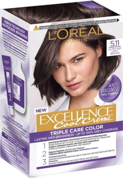 Loreal vopsea de par permanenta Excellence Ultra Ash 5.11