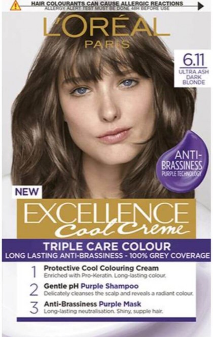 Loreal vopsea de par permanenta Excellence Ultra Ash 6.11