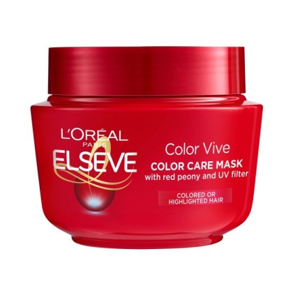 Loreal masca pentru par Elseve Color Vive cu filtre UV 300ml