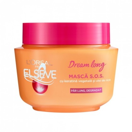 Loreal masca pentru par Elseve Dream Long cu ulei de ricin 300ml