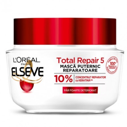 Loreal masca pentru par Elseve Total Repair 5 cu keratina 300ml