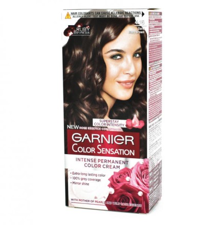 Garnier vopsea de par Color Sensations 4.15 Dark Ruby Brown