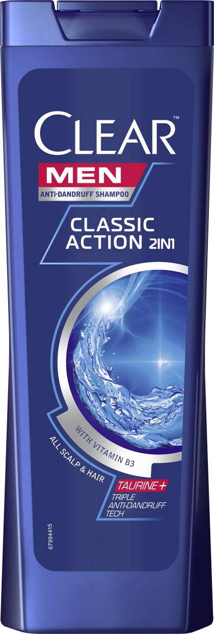 Clear sampon barbati 400ml Classic Action 2in1