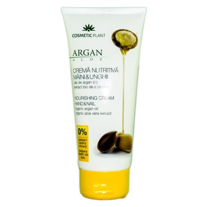 Cosmetic Plant crema nutritiva pentru maini si unghii cu ulei de argan 100ml