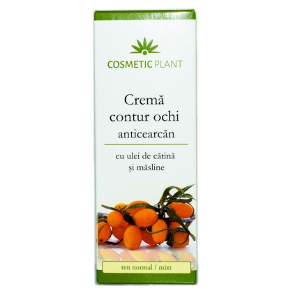 Cosmetic Plant crema contur pentru ochi cu ulei de catina si masline 30ml