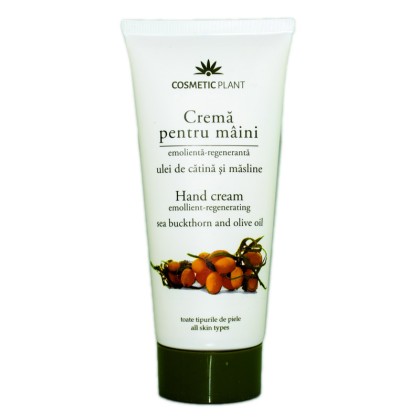 Cosmetic Plant crema regeneranta pentru maini cu ulei de catina si masline 100ml