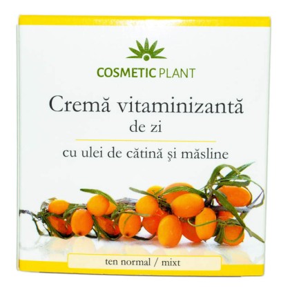 Cosmetic Plant crema vitaminizanta de zi cu ulei de catina si masline 50ml