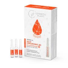 Cosmetic Plant fiole cu acid hialuronic 4D Face Care 10 fiole x 2ml