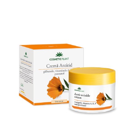 Cosmetic Plant crema antirid cu galbenele 50ml