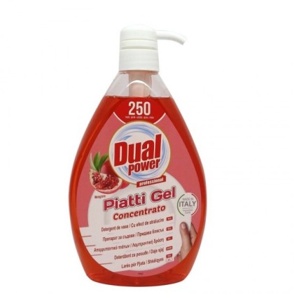 Dual Power detergent pentru vase concentrat 1l Aloe si rodie