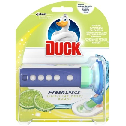 Duck odorizant gel pentru toaleta Fresh Discs 36ml Lime