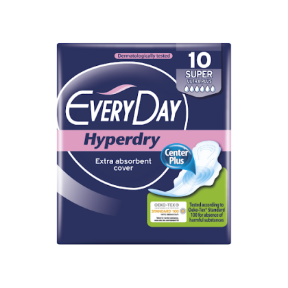 Every Day absorbante Hyperdry Super 10 bucati