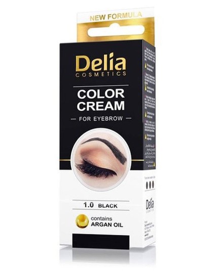 Delia vopsea crema pentru sprancene 15ml Black