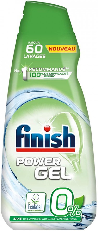 Finish detergent fara coloranti pentru masina de spalat vase Power Gel 900ml
