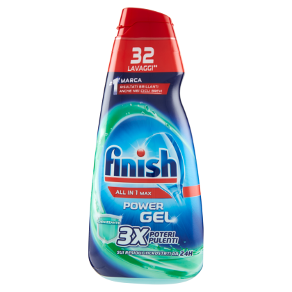 Finish detergent igienizant pentru masina de spalat vase All in 1 Max 650ml