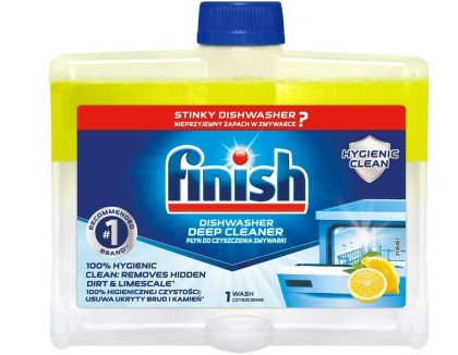 Finish solutie pentru curatat masina de spalat vase 250ml Lemon