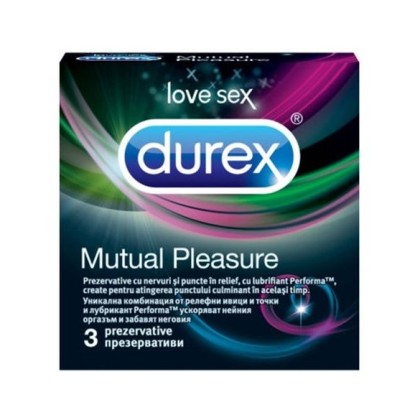 DUREX PREZERVATIVE MUTUAL PLEASURE