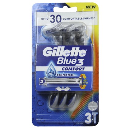 Gillette aparat de ras Blue3 Comfort 3 bucati