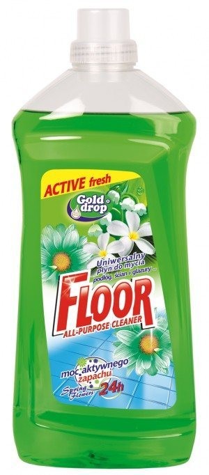 Gold Drop solutie universala pentru pardoseli 1.5l Spring flowers