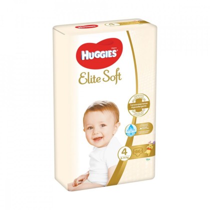 Huggies scutece Elite Soft 4, 8 - 14 kg, 66 bucati