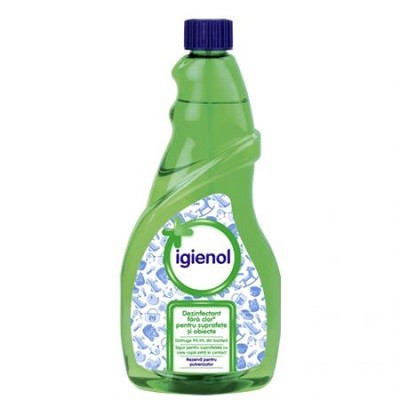 Igienol rezerva dezinfectant fara clor pentru suprafete mici 750ml Mar