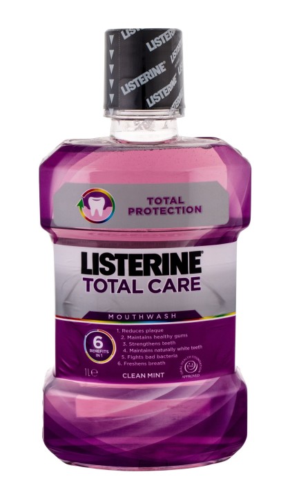 Listerine apa de gura 1l Total Care Clean Mint