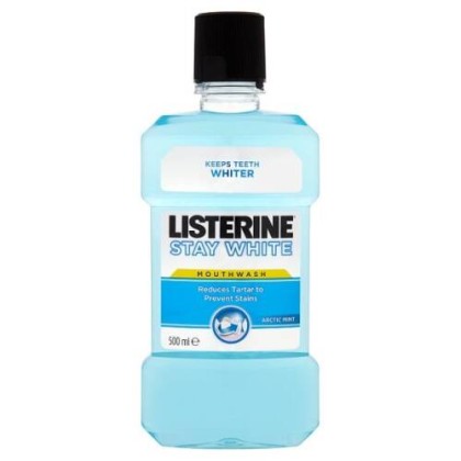 Listerine apa de gura 500ml Stay White