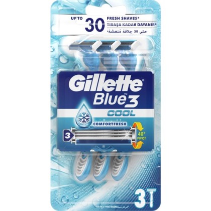Gillette aparat de ras Blue3 Cool 3 bucati / set