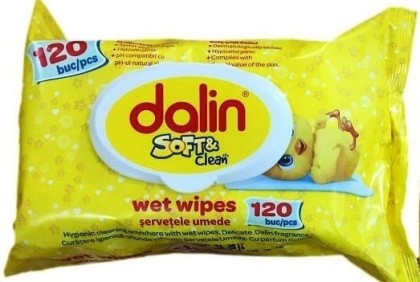 Dalin servetele umede Soft and Clean 120 bucati