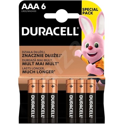 Duracell baterii tip AAA 6 bucati / set