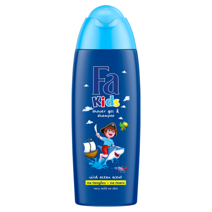 Fa gel de dus si sampon pentru copii 250ml Wild Ocean Scent