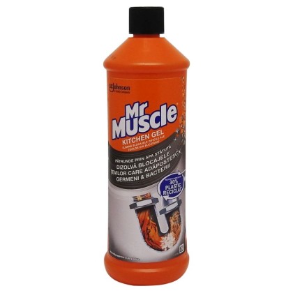 Mr Muscle gel pentru desfundarea tevilor din bucatarie 1l