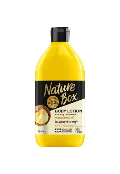 Nature Box lotiune de corp 385ml Macadamia Oil