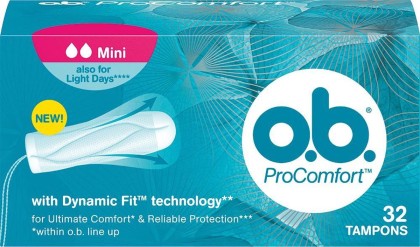 O.b. tampoane ProComfort Mini 32 bucati