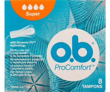 O.b. tampoane ProComfort Super 8 bucati