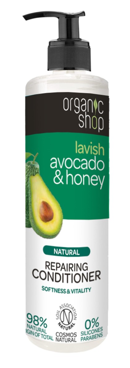 Organic Shop balsam pentru par Lavish Avocado and Honey 280ml